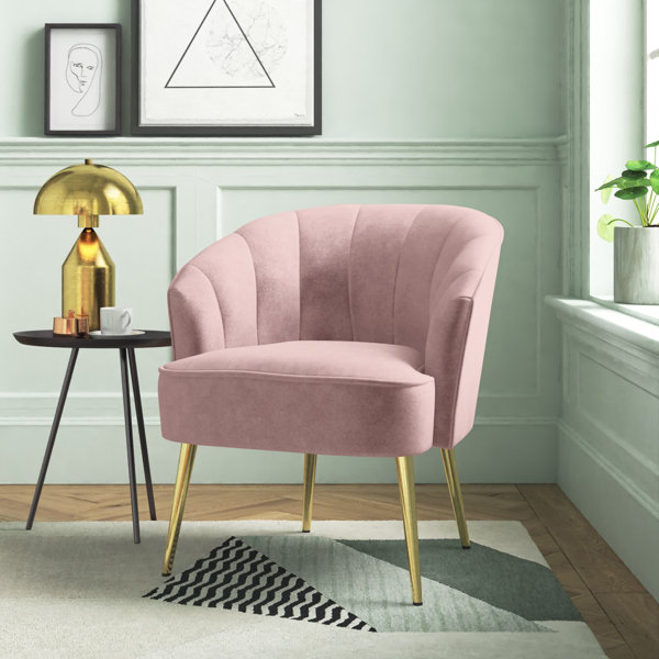 Pink 2024 scallop chair